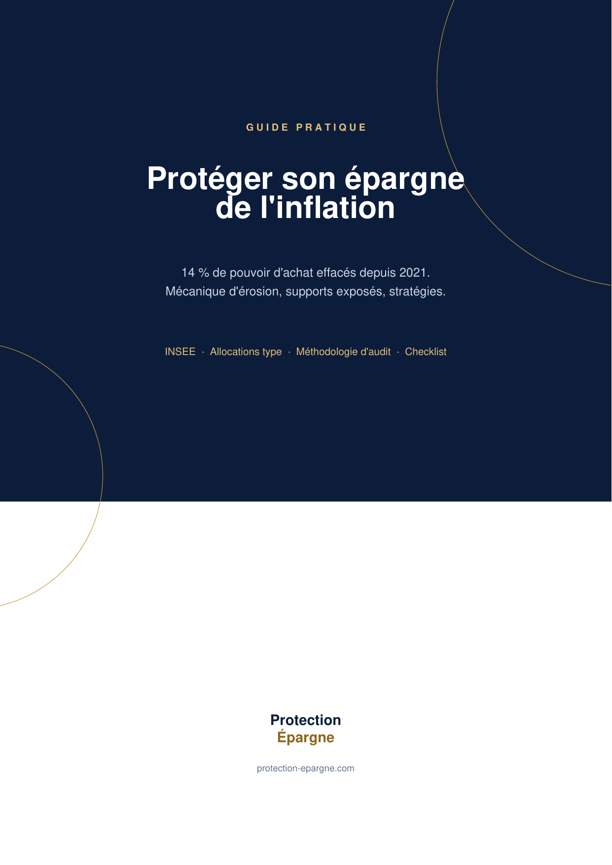 Aperçu de la couverture du guide Protéger son épargne de l'inflation — Protection Épargne
